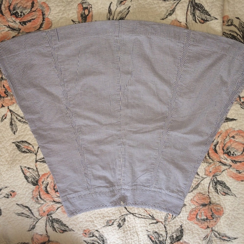 Talbots Size 8 Seersucker Skirt